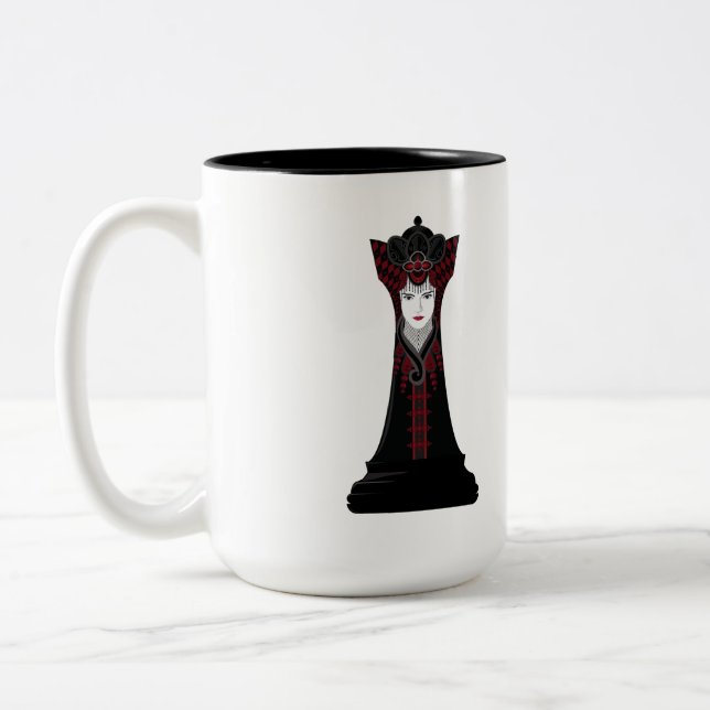 Black Queen Two-Tone Coffee Mugg (Vänster)