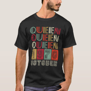 Black Queens, född i november 1970 för svart kvinn T Shirt