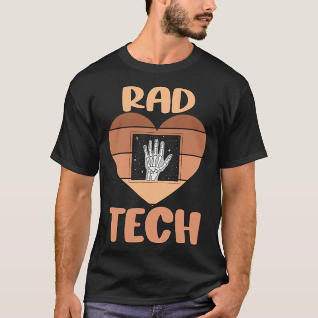Black Radiology Technologist Rad Tech Week Xray Te T Shirt (Framsida)
