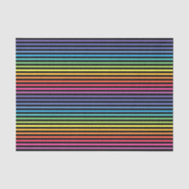 Black Rainbow Vågrät Rand Wrapping Papper