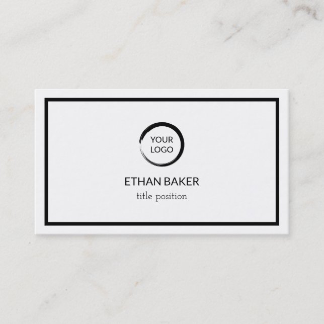 Black Ram & Logotyper Visitkort (Framsida)