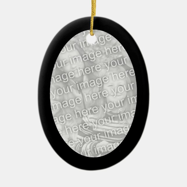 Black Ram Oval Ornament (Framsidan)