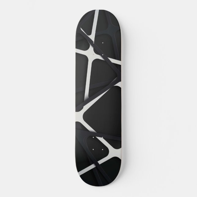 Black Rand 3D Mini Skateboard Bräda 18,5 Cm (Framsida)
