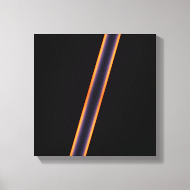 Black Rand Canvastryck (Framsida)