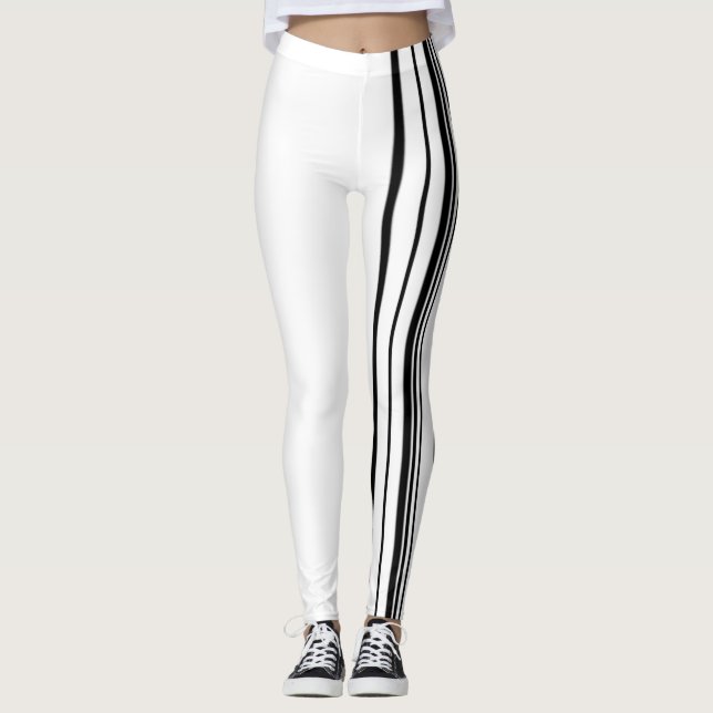 Black rand leggings (Framsida)