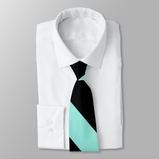 Black Rand Mönster {plocka din bakgrund färg} Slips (Bunden)