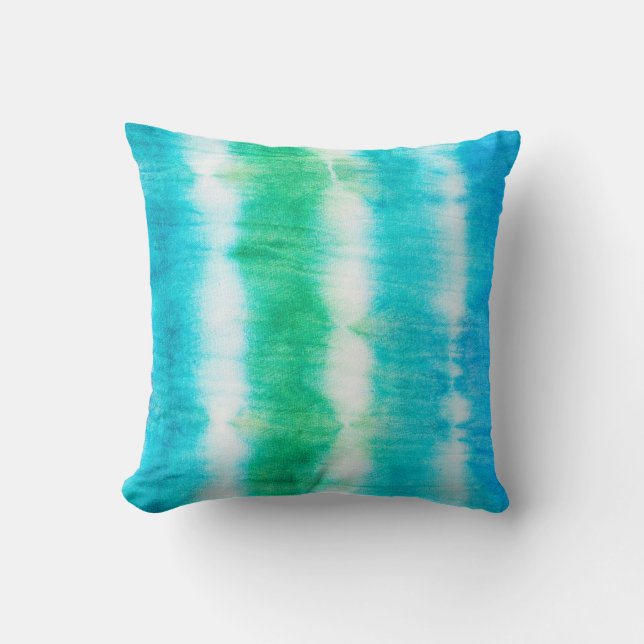 Bläck Rand sommarvibes Tie dye Kudde (Framsida)