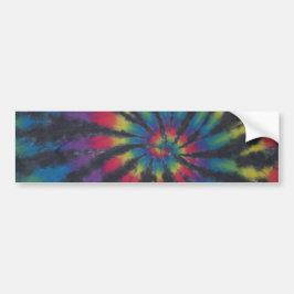 Black Rand Tie Dye Swirl Sticker Bildekal