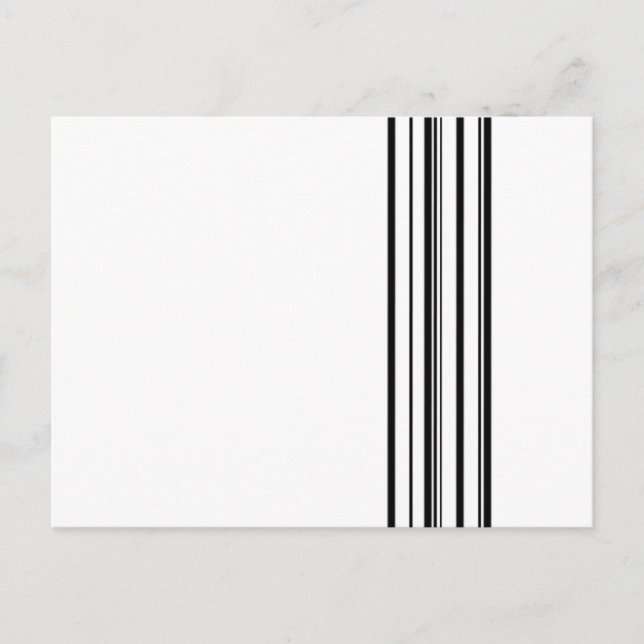 Black rand vykort (Framsida)