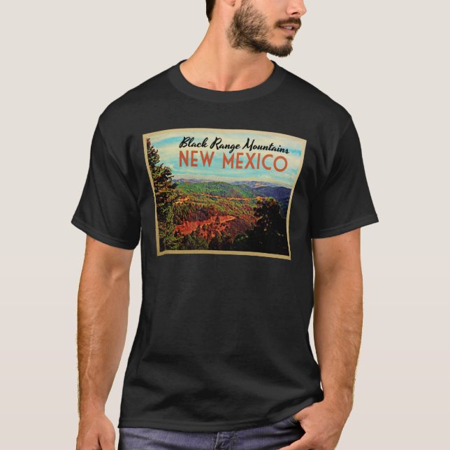 Black Range New mexico T-shirt (Framsida)