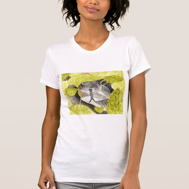 Black Råtta Snake T-Shirt (Framsida)