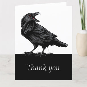 Black Raven Bird Tack tack Kort