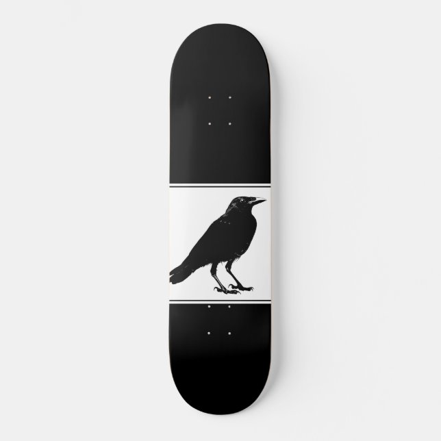 Black Raven Black Skateboard (Framsida)