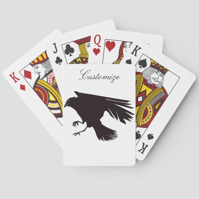 Black Raven Flies Thunder_Cove Casinokort (Baksidan)