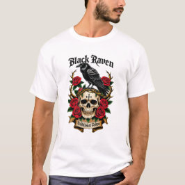 Black Raven Mysterious Gothic T-Shirt