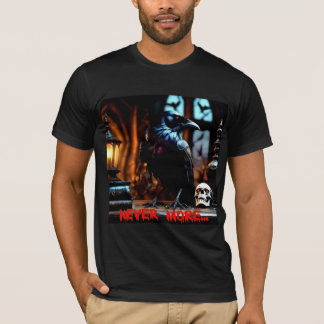 Black Raven | Spooky | Halloween | Svart T-Shirt