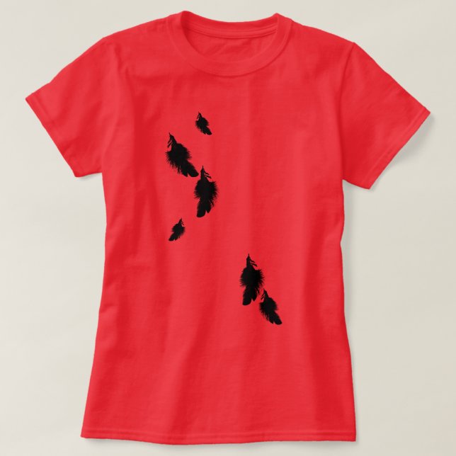 Black raven t shirt (Design framsida)