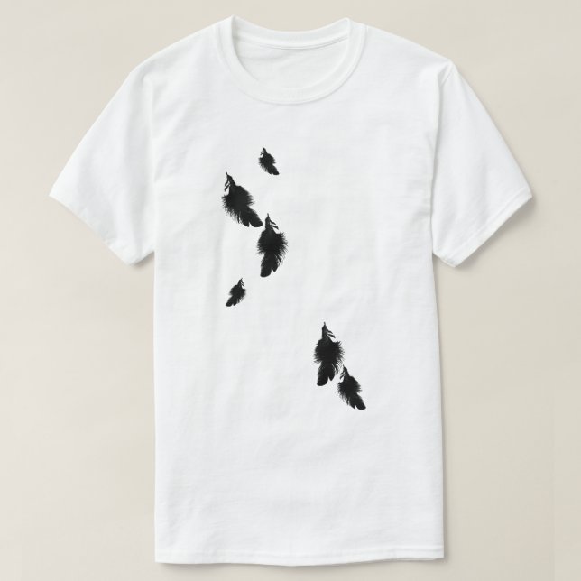 Black raven t shirt (Design framsida)