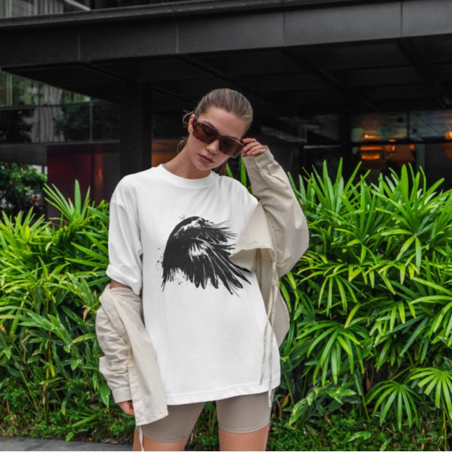 Bläck Raven T Shirt (Skapare uppladdad)