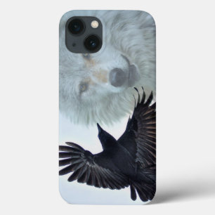 Black Raven & White Varg Wildlife Fantasy