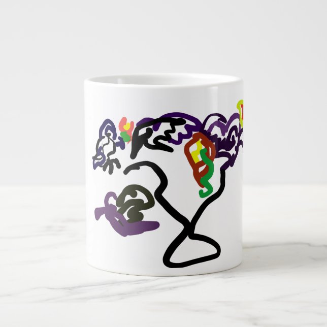 Black Ravens party Jumbo Mugg (Framsidan)