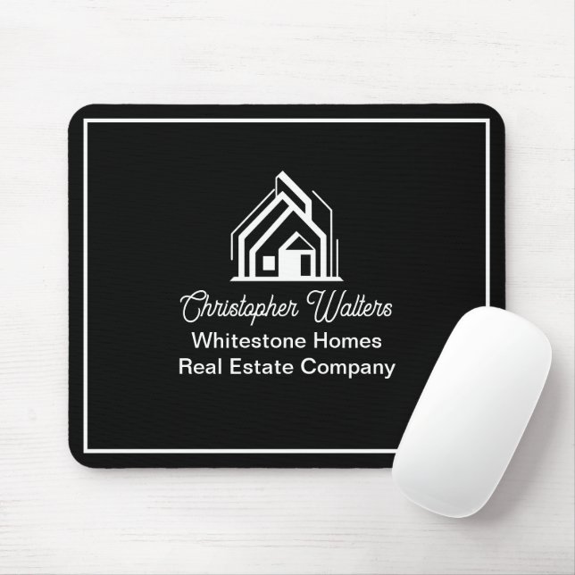 Black Real Estate Company Personalized Realtor Musmatta (Med mus)