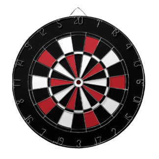 Black Red and White Dart Board Piltavla