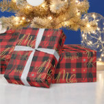 Black Red Buffalo Play Rustic Merry och Bright Presentpapper<br><div class="desc">Black Red Buffalo Gingham Play Rustic Merry and Bright. Om du vill lägga till text klickar du på knappen "Anpassa detta" för att välja något av de tillgängliga typsnitten.</div>