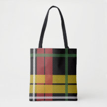 Black Red Gult White Play Tartan Buffalo Print