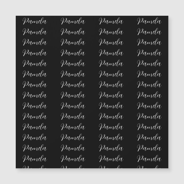 Black Red Minimalist Add Namn Personlig (Framsida)