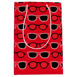 Black Red Sunglasses Mönster