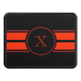 Black Red Tävla Rand Monogram Dragkroksskydd