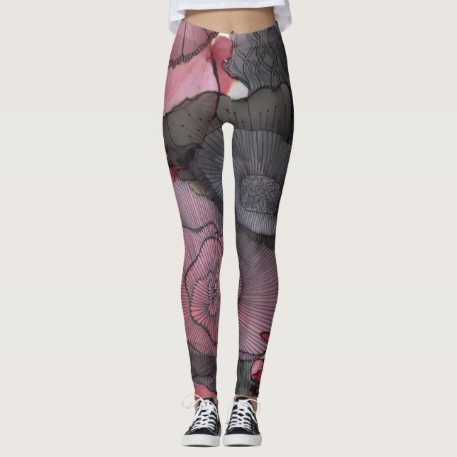 Black Redberry Leggings (Framsida)