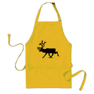 Black Reindeer / Västindiou Silhouette Förkläde