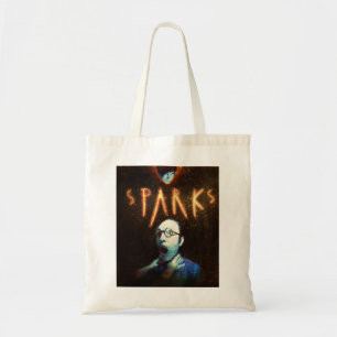 Black Retro Sparks Hallowen Movie BAnd Tygkasse