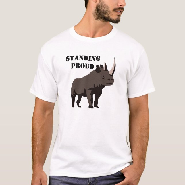 Black Rhino Ständiga Proud T Shirt (Framsida)