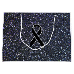 Black Ribbon Awareness Midnight Blue