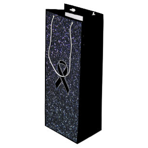 Black Ribbon Awareness Midnight Blue