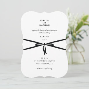 BLACK RIBBON & BOW INBJUDNINGAR