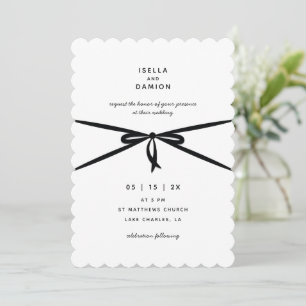BLACK RIBBON & BOW INBJUDNINGAR