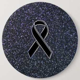 Black Ribbon Decor Knapp