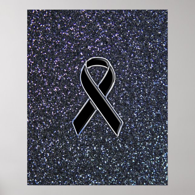 Black Ribbon Decor Poster (Framsidan)