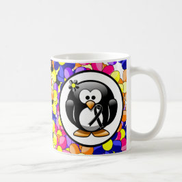 Black Ribbon Penguin Kaffemugg