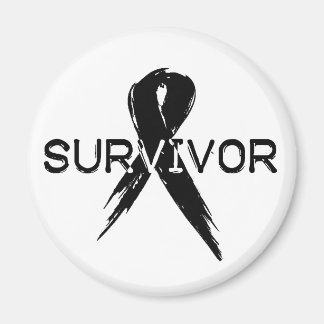 Black Ribbon - Survivor Magnet
