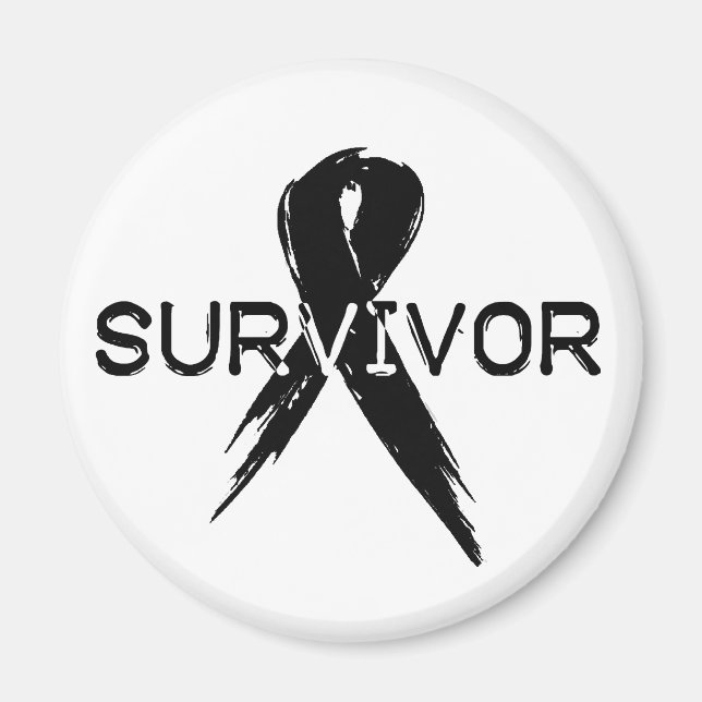 Black Ribbon - Survivor Magnet (Framsidan)