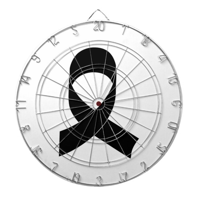 Black Ribbon Teckning Darttavla (Framsidan)