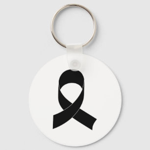 Black Ribbon Teckning Nyckelring