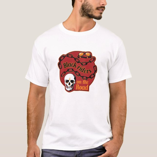 Black Riders Red Skull Road Tee (Framsida)