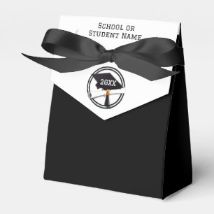 Black Ring på Grad Cap Studenten Presentaskar