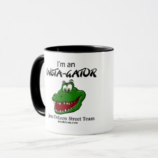 Black Ringed Coffee Mugg med Street Team Logotyp